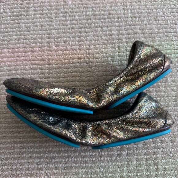 Tieks Leather Ballet Flats in Starstruck Size 7 - Retails $275 - Picture 4 of 5